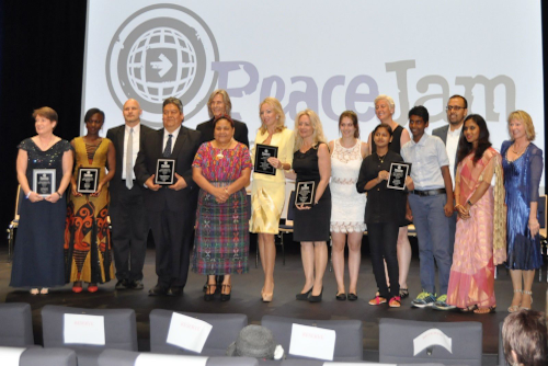 Principessa Camilla di Borbone al Premio Peace Jam Visionary