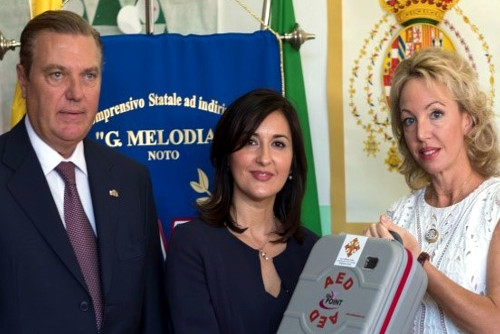 Principessa Camilla di Borbone delle Due Sicilie - Progetto Città cardio-protetta