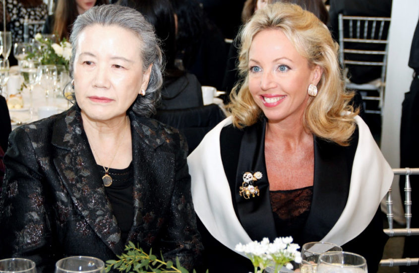 Mrs Ban Soon-Taek and Princess Camilla de Bourbon two Sicilies